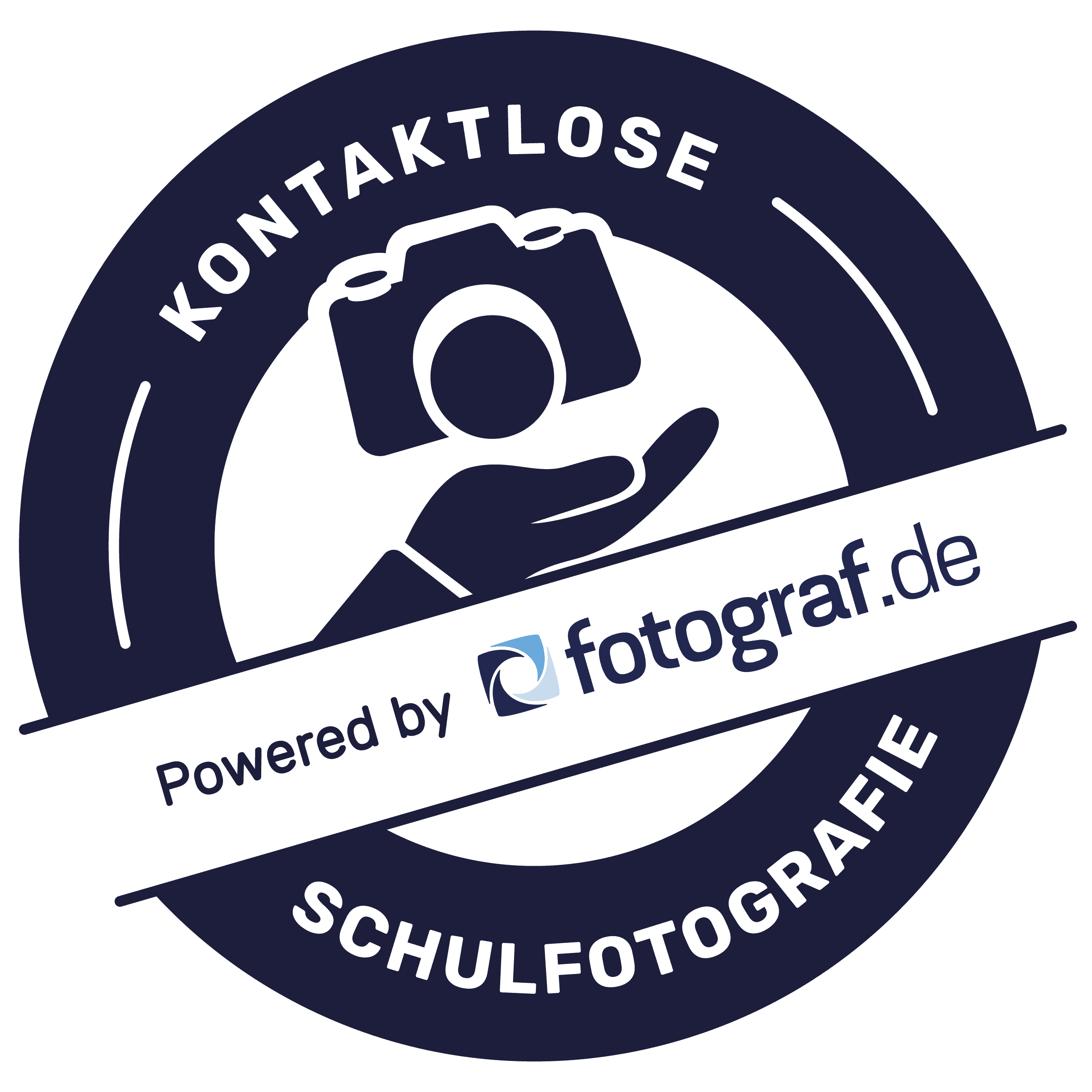Siegel kontaktlose Schulfotografie
